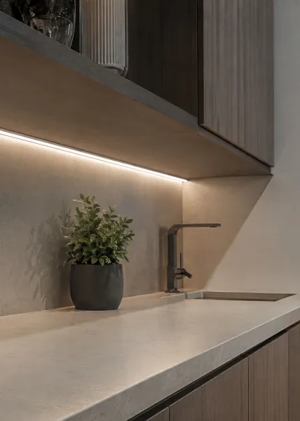 PERFIL DE LED PARA FITA MINI NEON 1 MT