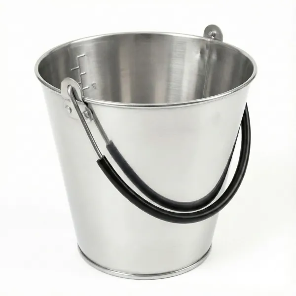 Balde Inox Oval 15 Litros  Para Ordenha, ...