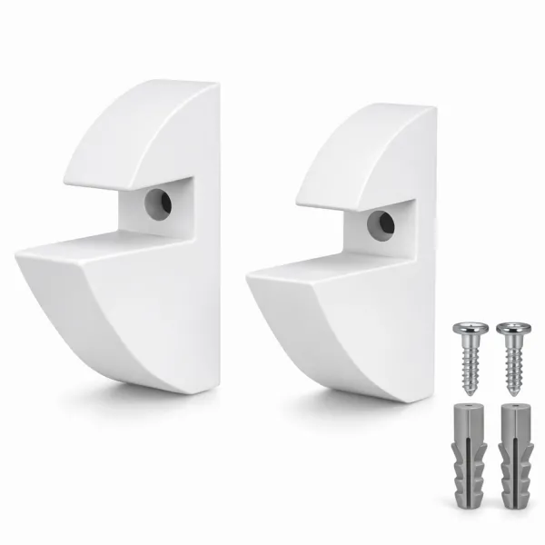 Kit 2 Suportes Clip Prateleira 15mm MDF M...
