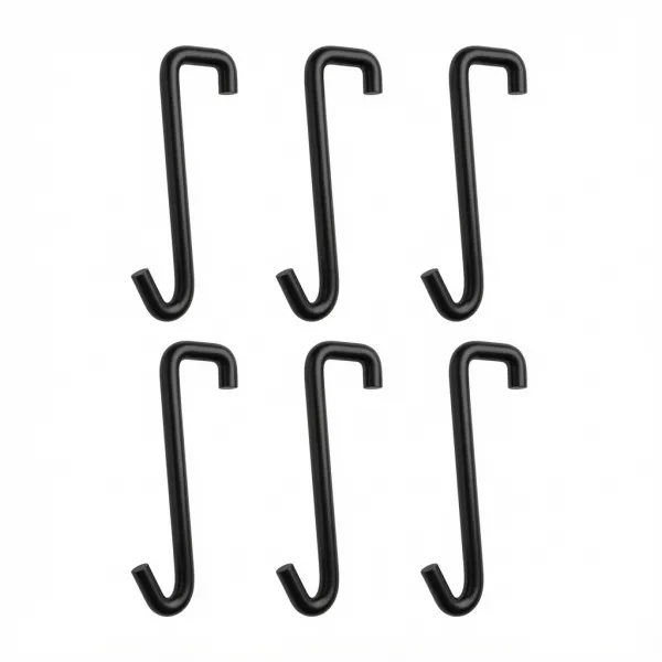 Kit 6 Ganchos para Vasos Suspensos Preto ...