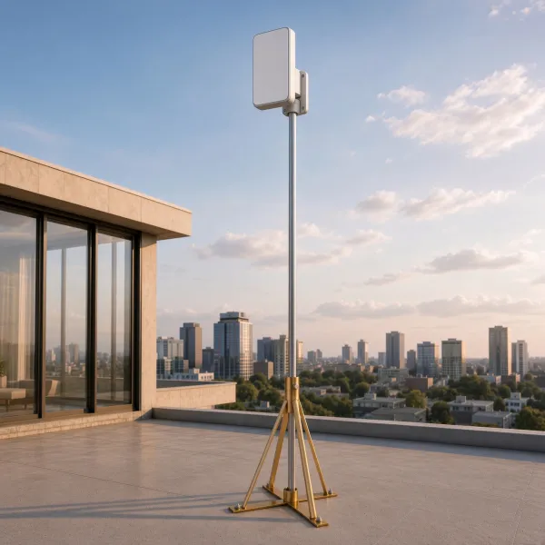 Base Mini Torre T 60cm Antena TV e Intern...