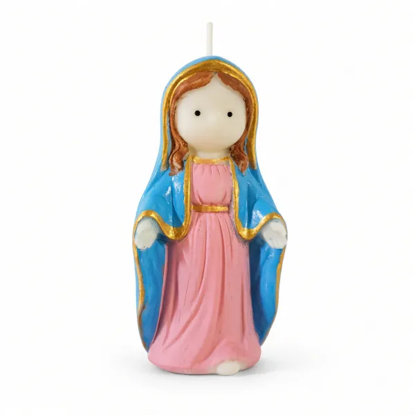 Vela Nossa Senhora Infantil Artesanal com...