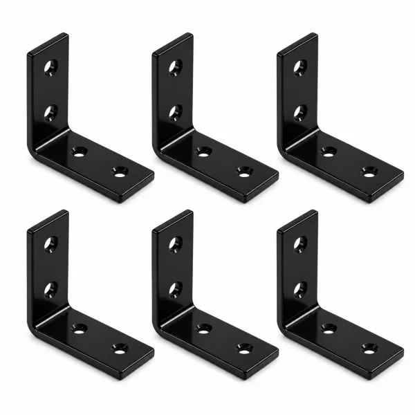 Kit 6 Cantoneiras 5x5cm para Prateleira e...
