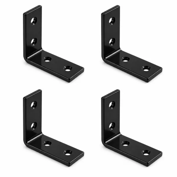 Kit 4 Cantoneiras 5x5cm para Prateleira e...