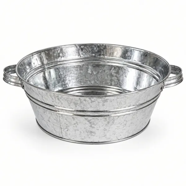 Bacia Galvanizada 8 Litros com Alças - T ...