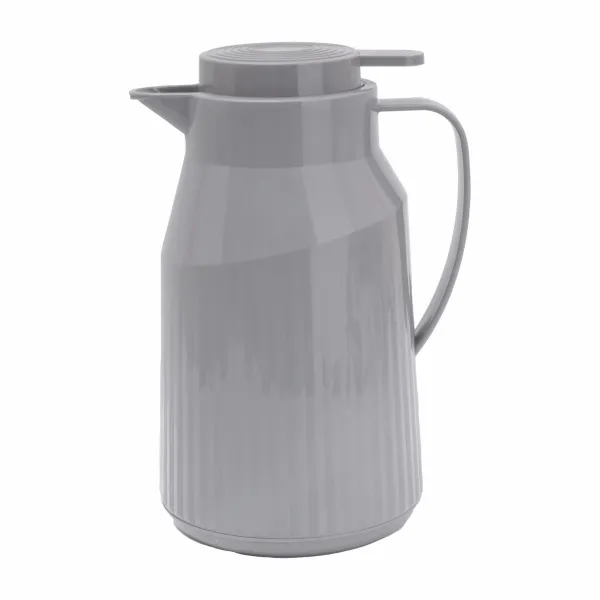 Garrafa Térmica 1L Cinza Claro Ampola Vid...