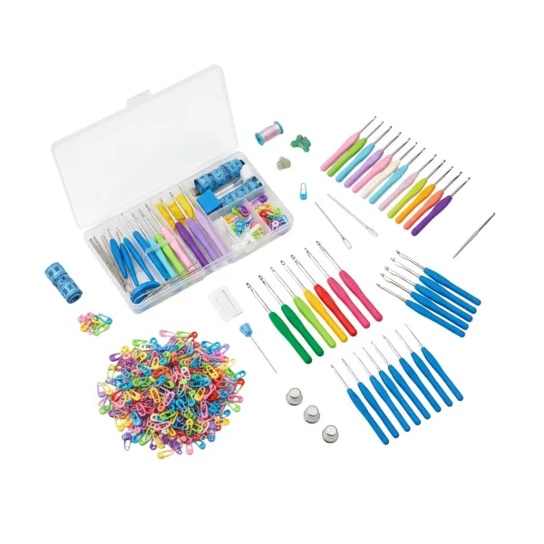 Kit Completo de Crochê e Acessórios com E...