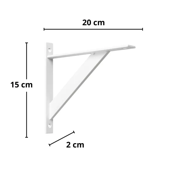 Kit 2 Mãos Francesas Ferro Chato 20x15 cm...