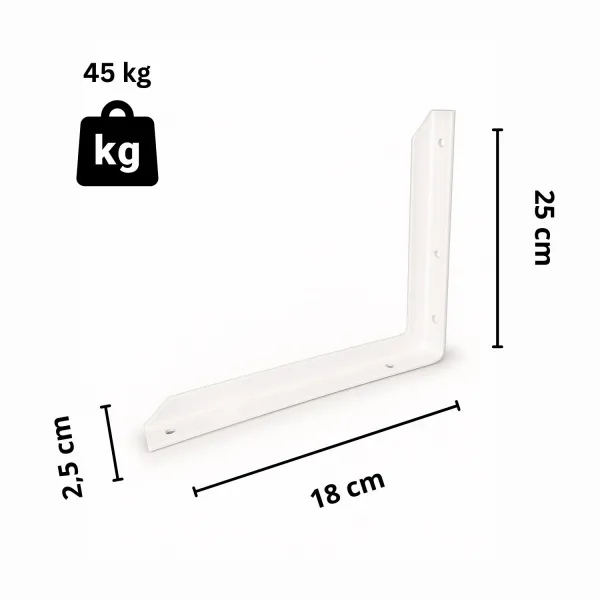 Kit 2 Suportes Cantoneira em L para Pia 2...