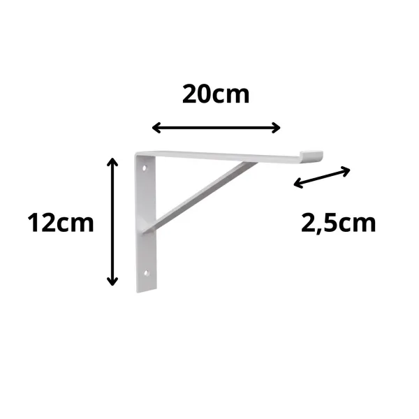 Kit 4 Mãos Francesas 20x12 cm para Pratel...