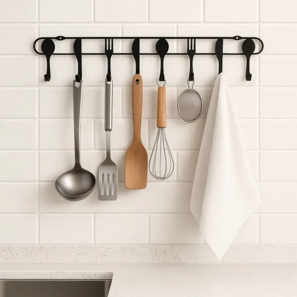 Kit 2 Suportes Aramado Gourmet 47cm Preto...