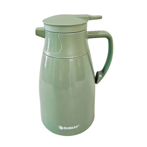 Garrafa Térmica 1L verde Ampola Vidro  Qu...