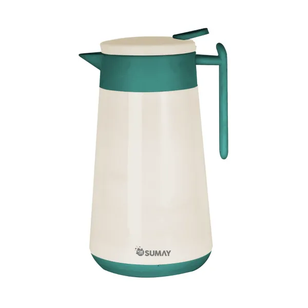 Garrafa Térmica 1L Verde Ampola Vidro  Qu...