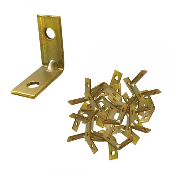 Suporte Cantoneira L 35x35mm Aço 4 Furos ...