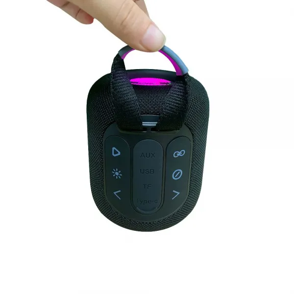 Caixa de Som Portátil Bluetooth TWS IPX5 ...