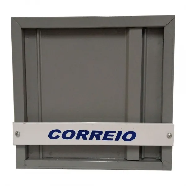 Caixa de Correio Vertical Cinza para Port...