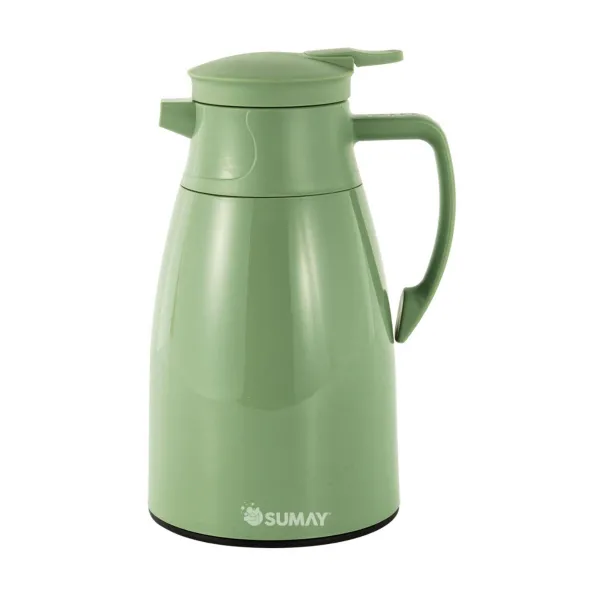 Garrafa Térmica 1L verde Ampola Vidro  Qu...