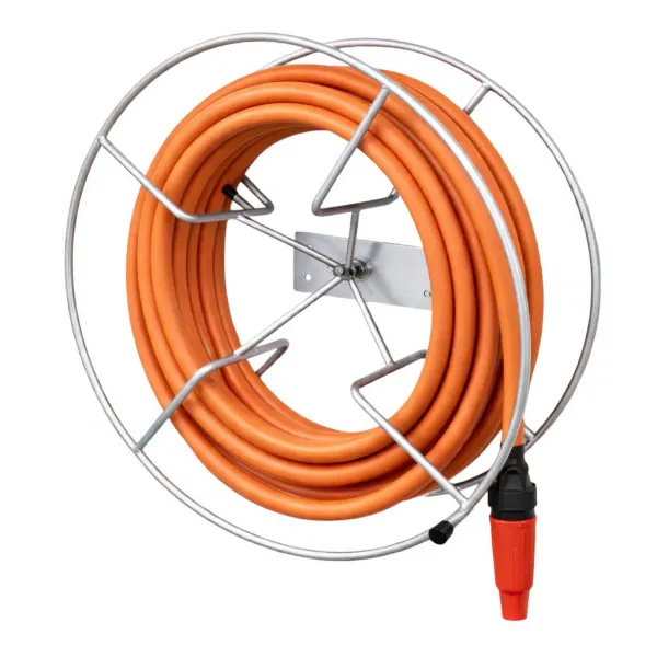 Suporte Giratório + Mangueira 25m Kit Com...