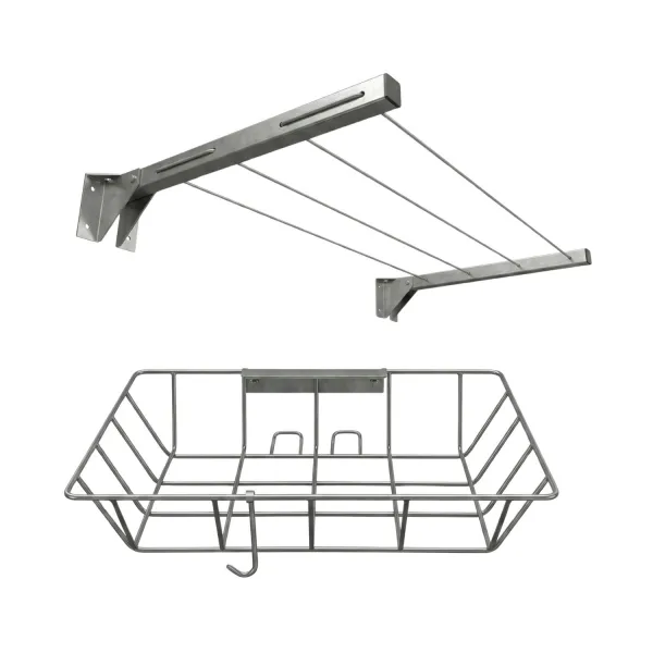 Kit Lixeira 28 Litros Grade + Varal 50cm ...