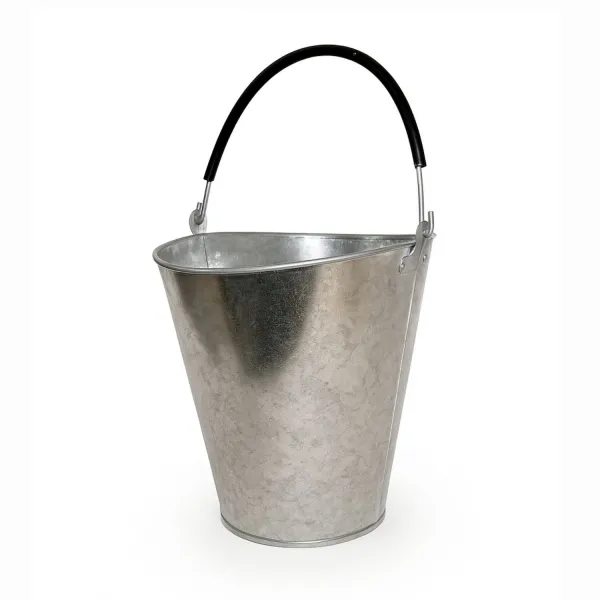 Balde Oval Galvanizado 10 Litros com Alça...