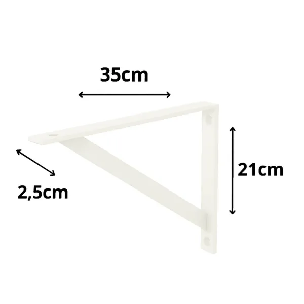 Kit 6 Mãos Francesas Reforçadas 35x21 cm ...