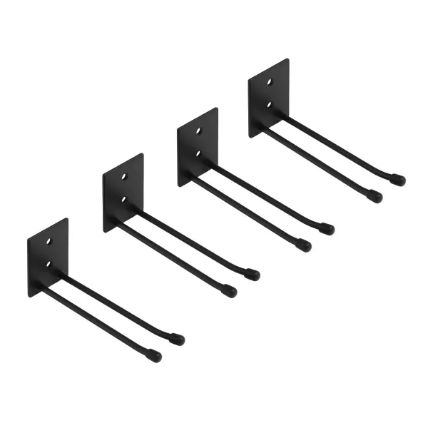Kit 4 Suportes De Parede 30cm Pendurar Ca...