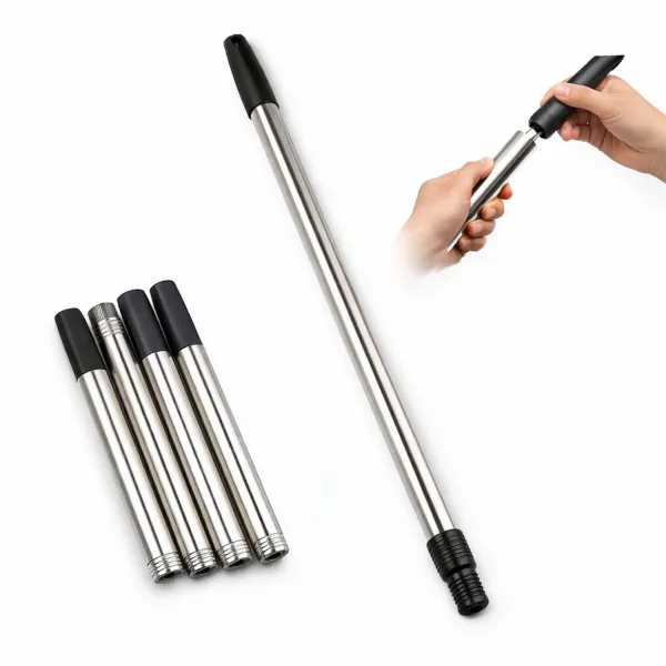 Cabo Extensor Inox 1,6m Multiuso Para Mop...