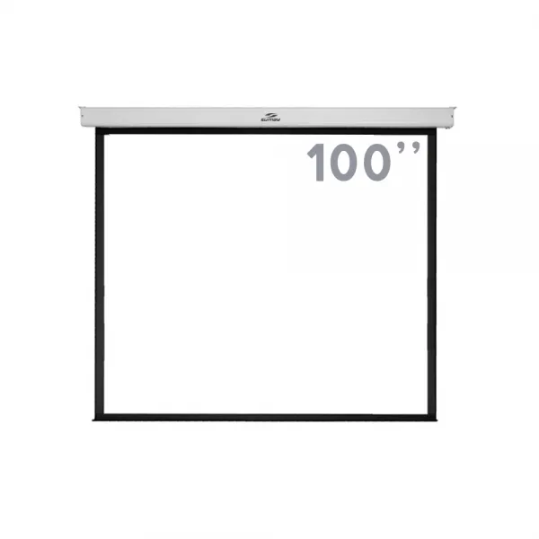 Tela de Projeção Retrátil 100 Polegadas 4...