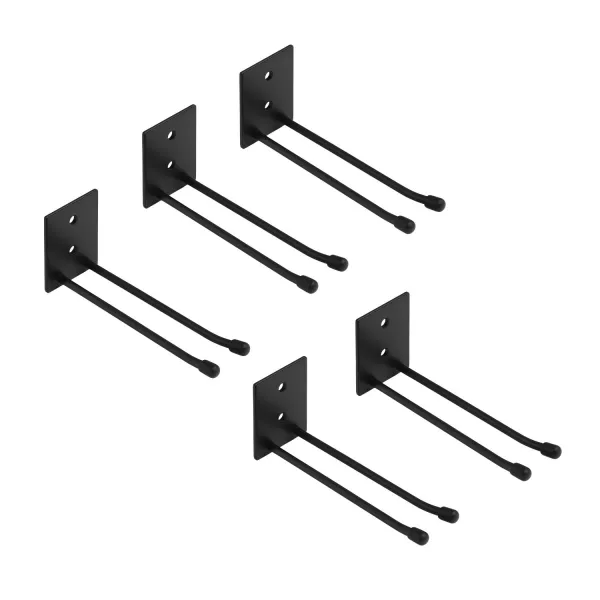 Kit 5 Suportes De Parede 30cm Pendurar Ca...