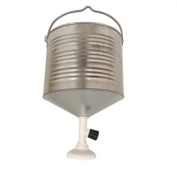 Chuveiro Balde 12 Litros Galvanizado com ...